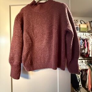 Evereve Women's Sweater in Deep Plum